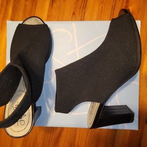 Women's Black Heeled Ankle Boots